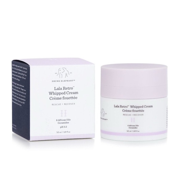 NEW Drunk Elephant T.L.C Night Serum and Lala Retro Whipped Cream Set Duo - Picture 3 of 4